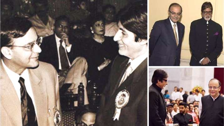 Amitabh Bachchan with Arun Jaitley Amitabh Bachchan with Arun Jaitley- India TV