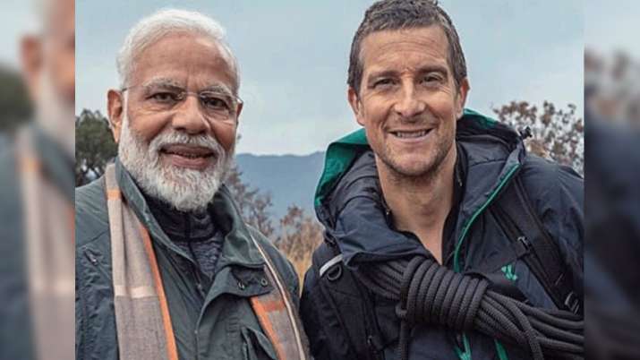 पीएम मोदी- बेयर... पीएम मोदी- बेयर...- India TV