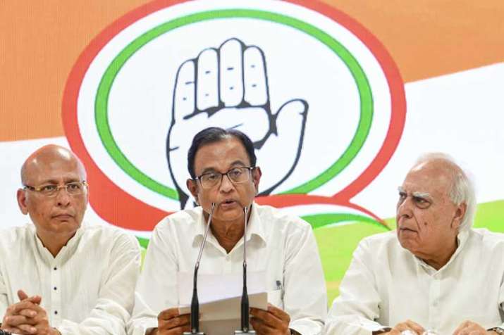 Congress leader P Chidambaram Congress leader P Chidambaram- India TV