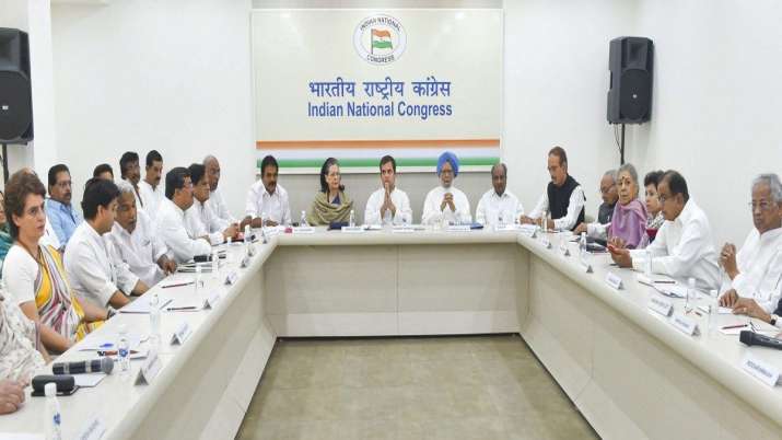 Congress to hold CWC meeting on 10 August Congress to hold CWC meeting on 10 August- India TV