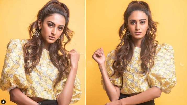 kasauti zindagi ki 2 actress erica fernandes looking hot in tellow crop top see photos kasauti zindagi ki 2 actress erica fernandes looking hot in tellow crop top see photos- India TV