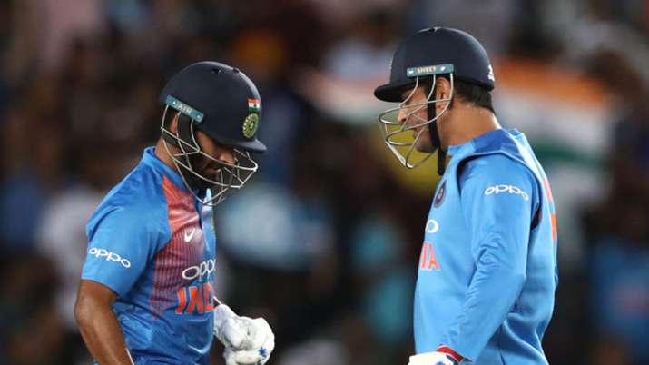Rishabh Pant and MS Dhoni Rishabh Pant and MS Dhoni- India TV