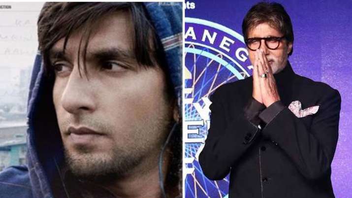 'कौन बनेगा करोड़पति' में अमिताभ बच्चन ने रणवीर सिंह की फिल्म 'गली बॉय' के गाने को कह दिया अश्लील 'कौन बनेगा करोड़पति' में अमिताभ बच्चन ने रणवीर सिंह की फिल्म 'गली बॉय' के गाने को कह दिया अश्लील- India TV