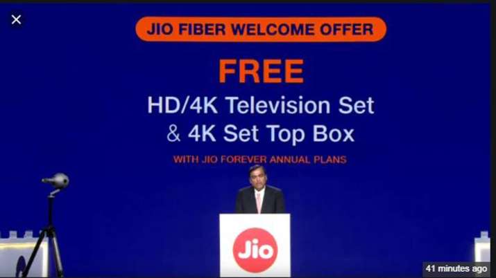 Jio pan-India broadband service launch from Sept 5 with unlimited free call Jio pan-India broadband service launch from Sept 5 with unlimited free call- India TV Paisa