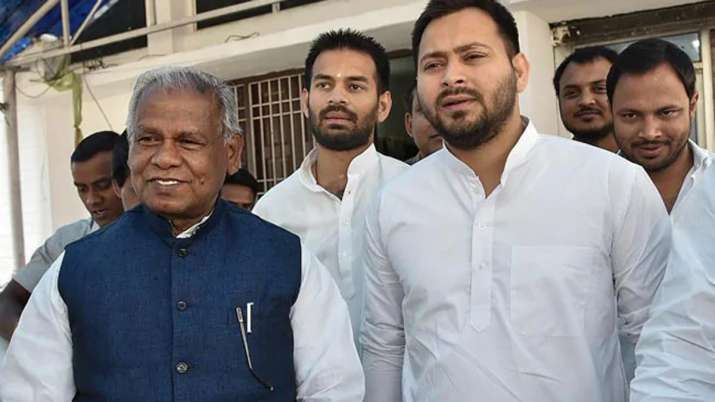 Jitan Ram Manjhi Tej Pratap Yadav and Tejashwi Yadav | PTI File Jitan Ram Manjhi Tej Pratap Yadav and Tejashwi Yadav | PTI File- India TV