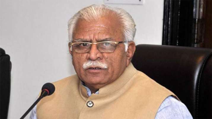 Haryana CM Manohar Lal Khattar Haryana CM Manohar Lal Khattar- India TV