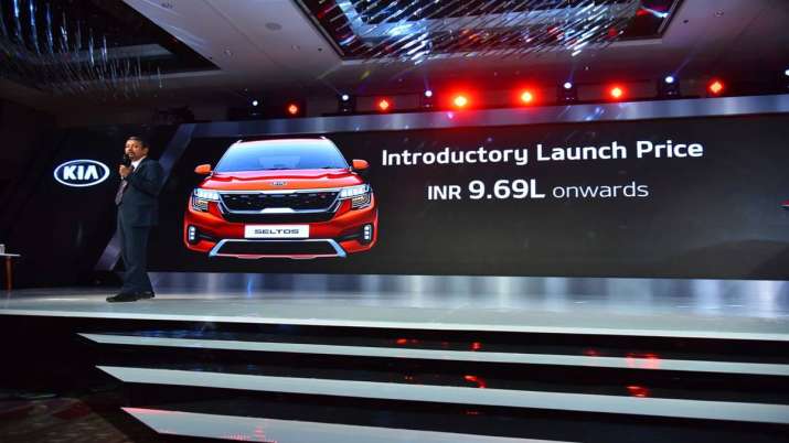Kia Motors launches Seltos SUV at starting of Rs 9.69 lakh Kia Motors launches Seltos SUV at starting of Rs 9.69 lakh- India TV Paisa
