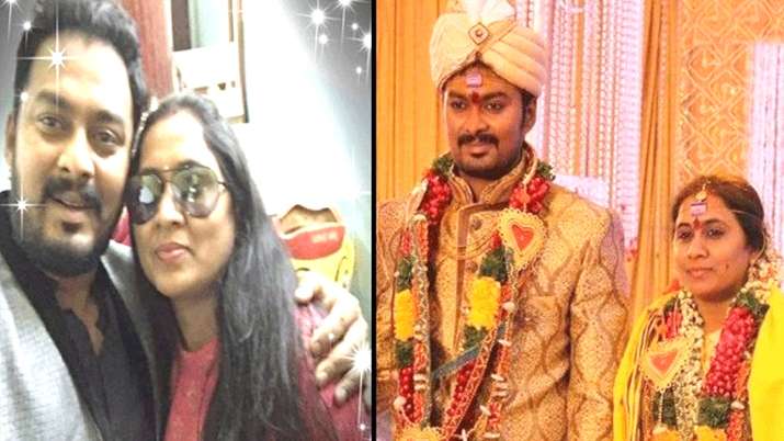Madhu Prakash with wife Bharti Madhu Prakash with wife Bharti- India TV