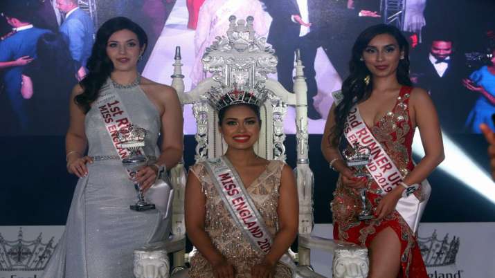 Indian-origin doctor Bhasha Mukerjee wins Miss England crown 2019 Indian-origin doctor Bhasha Mukerjee wins Miss England crown 2019- India TV