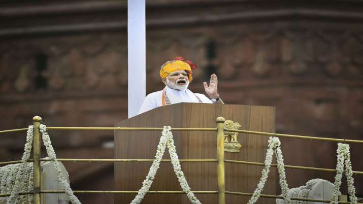 PM Modi emphasis on one nation one election during his independence day speech from lal qila PM Modi emphasis on one nation one election during his independence day speech from lal qila- India TV