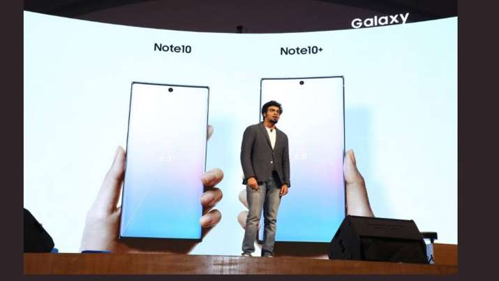 Samsung eyes 65 pc mkt share of India's premium smartphone mkt; unveils Note 10, Note 10+ Samsung eyes 65 pc mkt share of India's premium smartphone mkt; unveils Note 10, Note 10+- India TV Paisa