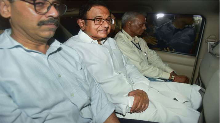 New Delhi: Central Bureau of Investigation (CBI) officials arrest Congress leader P Chidambaram from New Delhi: Central Bureau of Investigation (CBI) officials arrest Congress leader P Chidambaram from- India TV