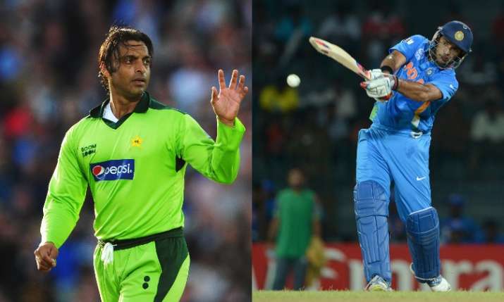Shoaib Akhtar and Yuvraj Singh Shoaib Akhtar and Yuvraj Singh- India TV