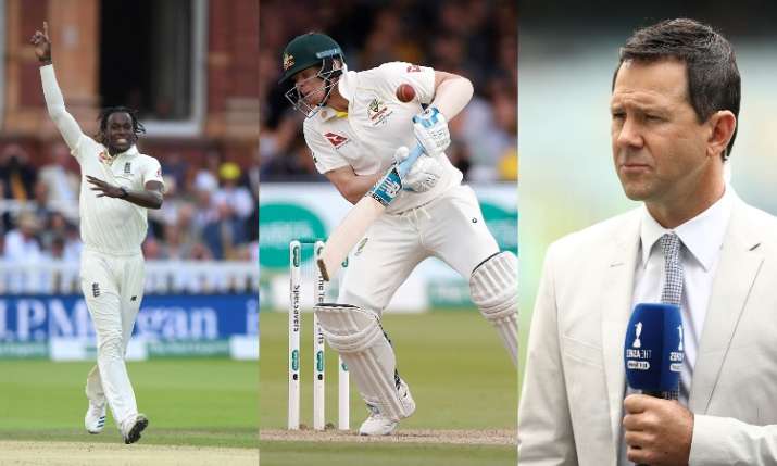 Ricky Ponting, Jofra Archer and Steve Smith Ricky Ponting, Jofra Archer and Steve Smith- India TV