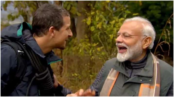 Bear Grylls Narendra Modi Bear Grylls Narendra Modi- India TV