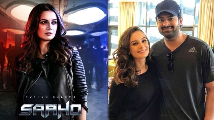 Evelyn Sharma with Prabhas Evelyn Sharma with Prabhas- India TV