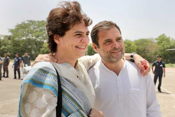 Priyanka Gandhi and Rahul Gandhi Priyanka Gandhi and Rahul Gandhi- India TV