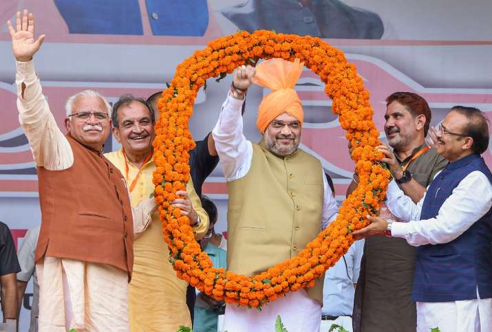 जींद में गरजे अमित... जींद में गरजे अमित...- India TV
