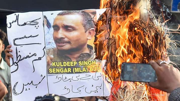Rape accused Kuldeep singh Sengar Rape accused Kuldeep singh Sengar- India TV