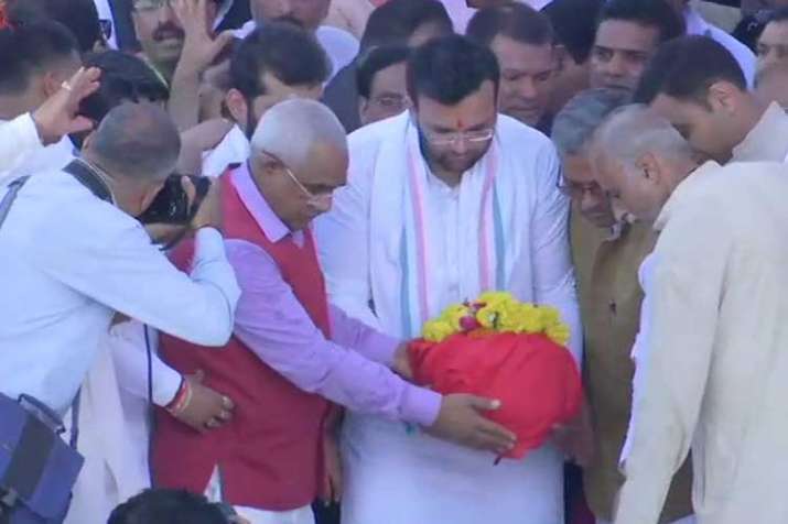 Ashes of former Union Minister and senior BJP leader... Ashes of former Union Minister and senior BJP leader...- India TV