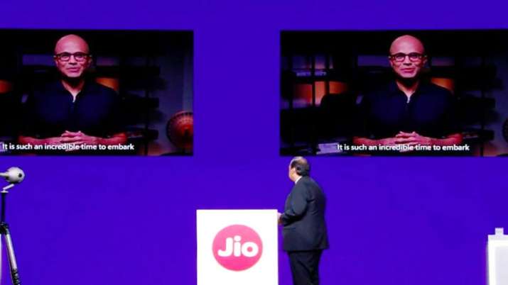 Jio, Microsoft team up for digital transformation alliance Jio, Microsoft team up for digital transformation alliance- India TV Paisa