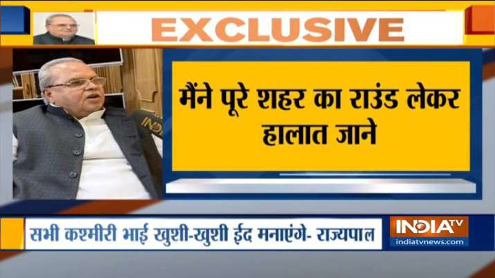 Jammu Kashmir governor Staypal Malik Interview Jammu Kashmir governor Staypal Malik Interview- India TV