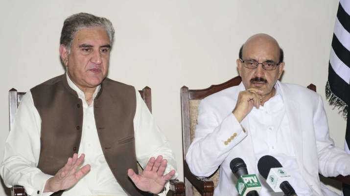 Pakistani Foreign Minister Shah Mahmood Qureshi Pakistani Foreign Minister Shah Mahmood Qureshi- India TV