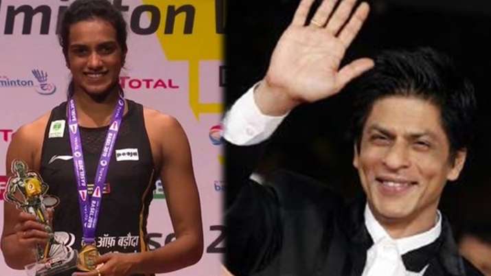 P.V Sindhu- Shah rukh khan P.V Sindhu- Shah rukh khan- India TV