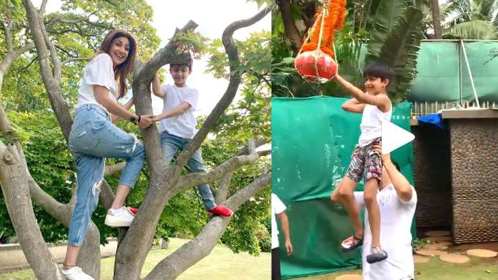 Shilpa Shetty with son Viaan Shilpa Shetty with son Viaan- India TV