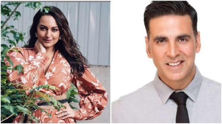 Sonakshi sinha and akshay kumar Sonakshi sinha and akshay kumar- India TV