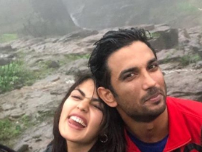 Sushant singh rajput and rhea chakraborty Sushant singh rajput and rhea chakraborty- India TV