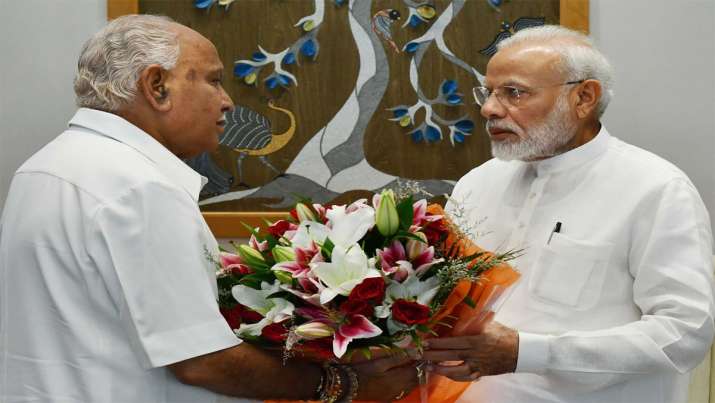 BS Yediurappa Meet PM Modi BS Yediurappa Meet PM Modi- India TV