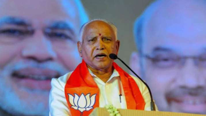Karnataka CM B S Yeddyurappa Karnataka CM B S Yeddyurappa- India TV
