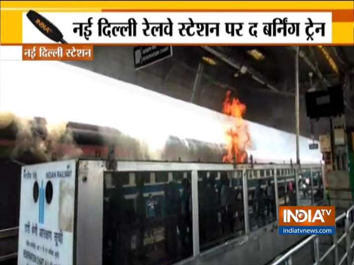 Fire at New Delhi Railway Station Fire at New Delhi Railway Station- India TV