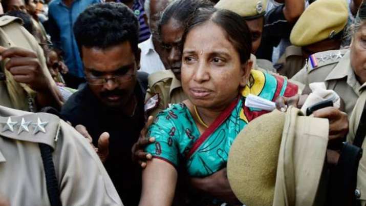 Rajiv Gandhi assassination convict Nalini Sriharan’s parole extension refused by Madras High Court Rajiv Gandhi assassination convict Nalini Sriharan’s parole extension refused by Madras High Court- India TV