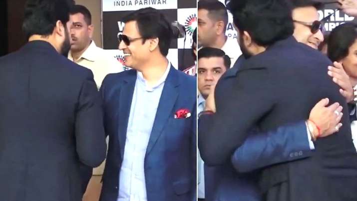 Vivek Oberoi and Abhishek Bachchan Vivek Oberoi and Abhishek Bachchan- India TV