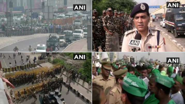किसानों का आज दिल्ली मार्च, आंदोलन के मद्देनज़र सुरक्षा के कड़े इंतज़ाम किसानों का आज दिल्ली मार्च, आंदोलन के मद्देनज़र सुरक्षा के कड़े इंतज़ाम- India TV