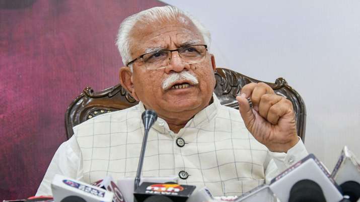Haryana Chief Minister Manohar Lal Khattar Haryana Chief Minister Manohar Lal Khattar- India TV