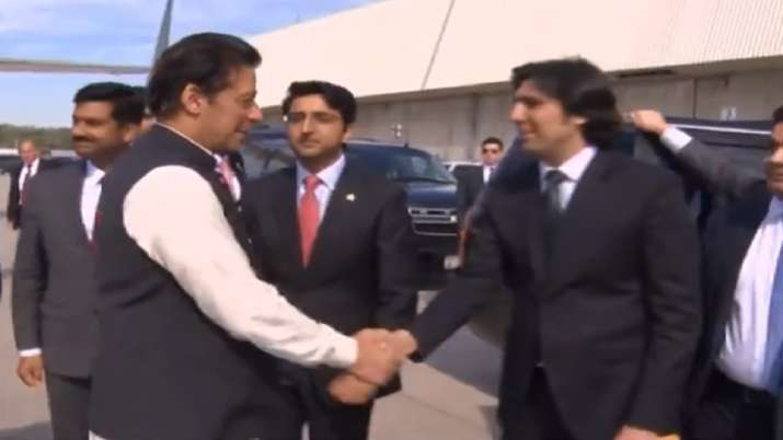 No american official present to welcome Pakistani PM Imran Khan in America No american official present to welcome Pakistani PM Imran Khan in America- India TV
