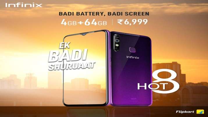 Infinix Hot 8 with triple rear cameras and 5,000mAh battery launched in India Infinix Hot 8 with triple rear cameras and 5,000mAh battery launched in India- India TV Paisa