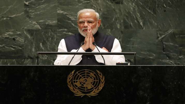 PM Modi at United Nations general assembly PM Modi at United Nations general assembly- India TV