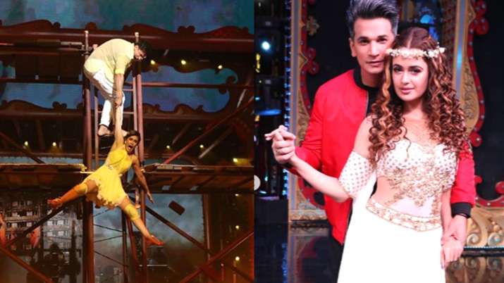 Prince Narula and Yuvika Chaudhary in Nach Baliye 9 Prince Narula and Yuvika Chaudhary in Nach Baliye 9- India TV