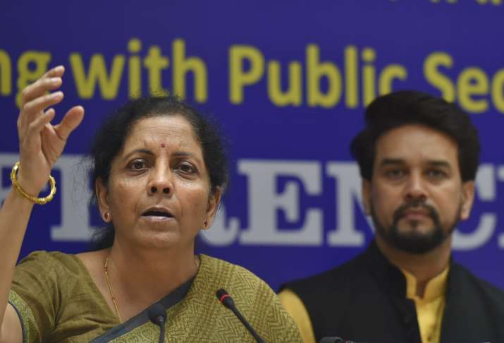 Finance Minister Nirmala Sitharaman Finance Minister Nirmala Sitharaman- India TV