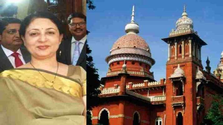 Resignation of Madras HC Chief Justice V K Tahilramani accepted by government. Resignation of Madras HC Chief Justice V K Tahilramani accepted by government.- India TV