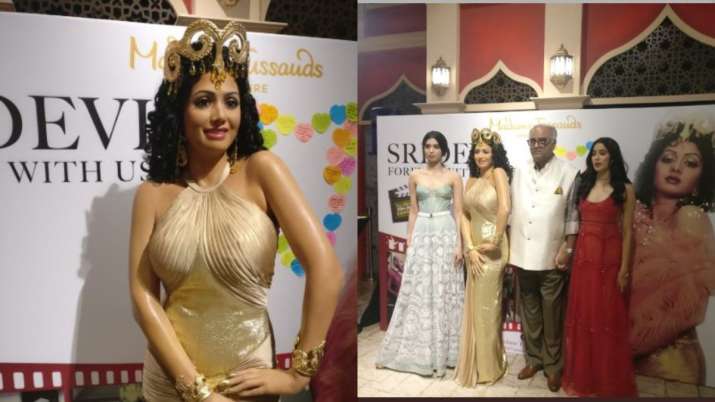 Sridevi wax statue Sridevi wax statue- India TV