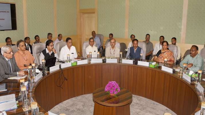 Union Minister for Finance and Corporate Affairs Nirmala Sitharaman chairs a meeting on capital expe Union Minister for Finance and Corporate Affairs Nirmala Sitharaman chairs a meeting on capital expe- India TV Paisa