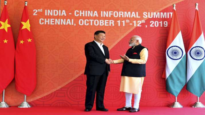 Prime Minister Narendra Modi with Chinese President Xi... Prime Minister Narendra Modi with Chinese President Xi...- India TV