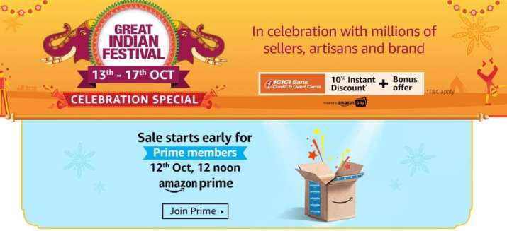 Amazon Great Indian Festival Sale Amazon Great Indian Festival Sale- India TV Paisa