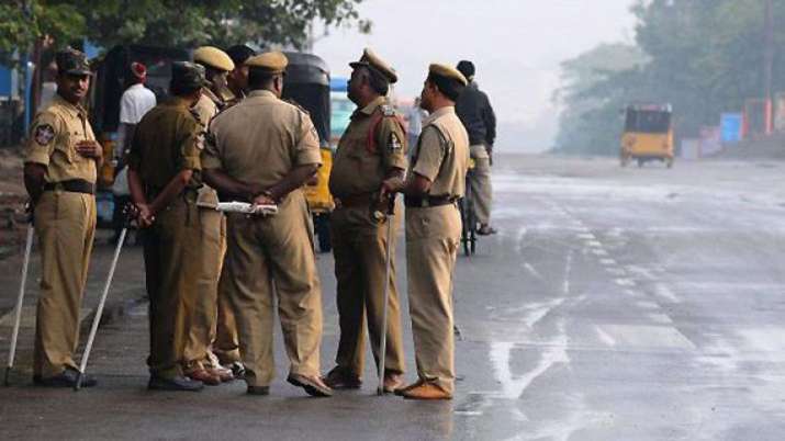 Police take ‘Lord Hanuman’ into custody... Police take ‘Lord Hanuman’ into custody...- India TV