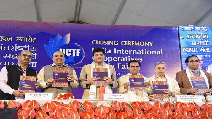 Commerce and Industry Minister Piyush Goyal address at the closing ceremony of 'India International Commerce and Industry Minister Piyush Goyal address at the closing ceremony of 'India International - India TV Paisa